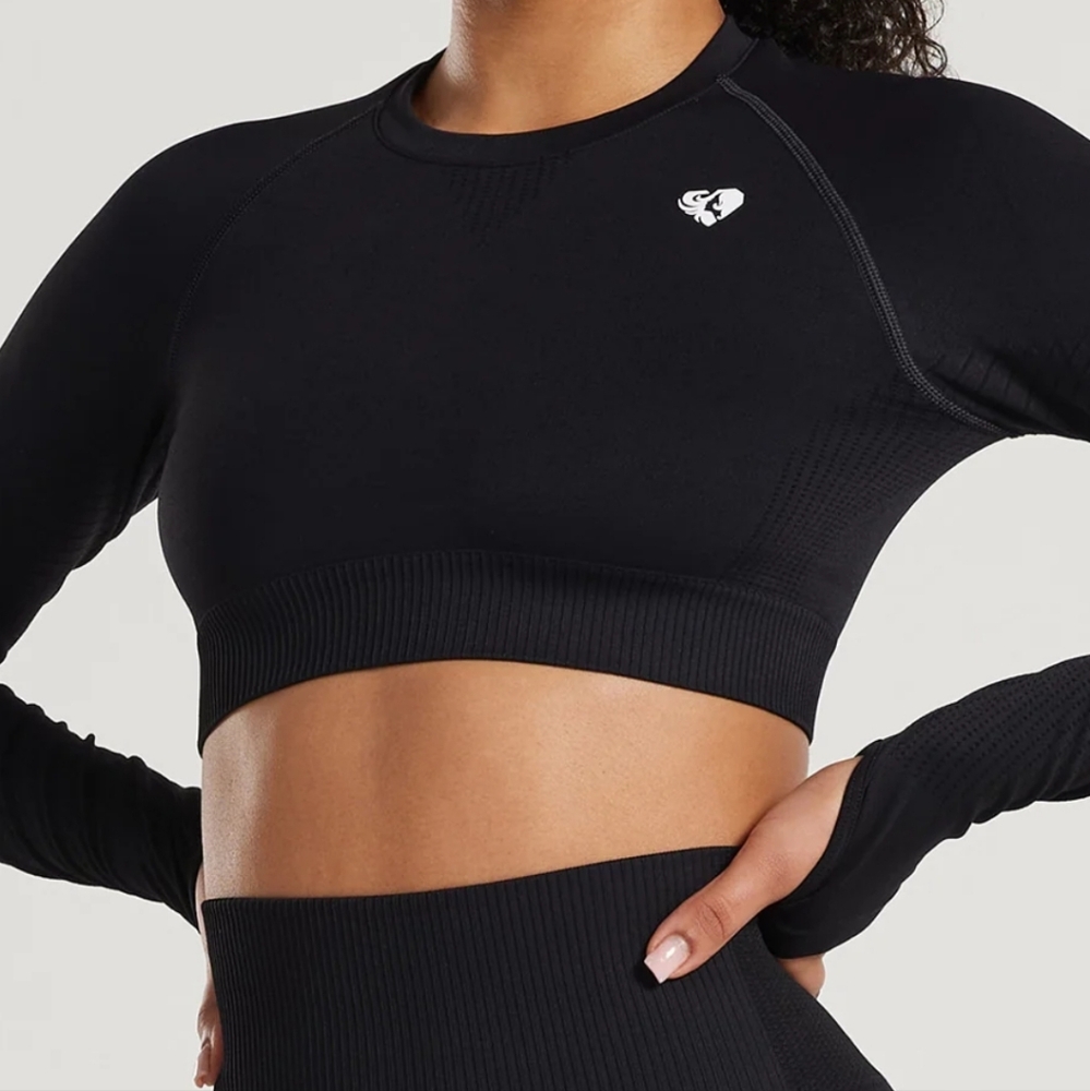 Women's Best Power Seamless crop top and bike short